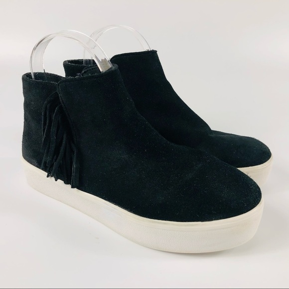 Rebecca Minkoff ‘Stella’ Fringe Suede Sneaker - Picture 3 of 12